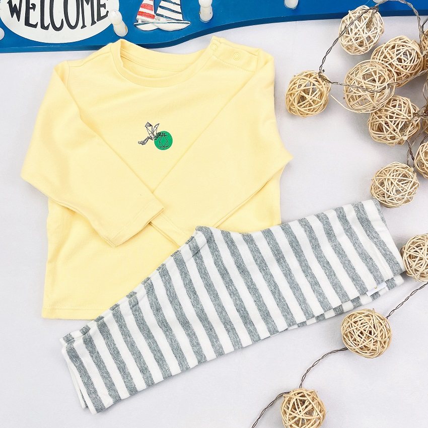 巴家儿童纯棉长袖t恤春季男童小宝宝套装柔软条纹长睡裤舒适休闲,童装/婴儿装/亲子装,家居服套装,淘宝优惠券,粉丝福利购,淘宝优惠卷