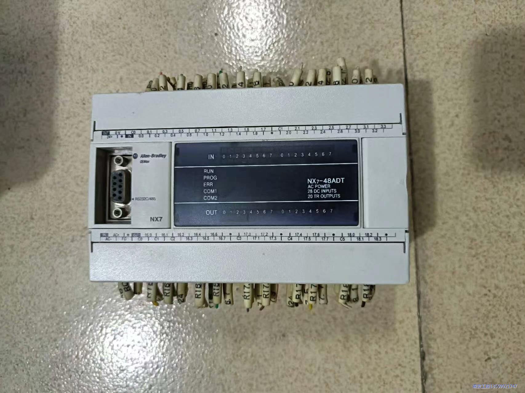 AB罗克韦尔PLC NX7-48ADT拆机 ，成色好，功能正议价商品