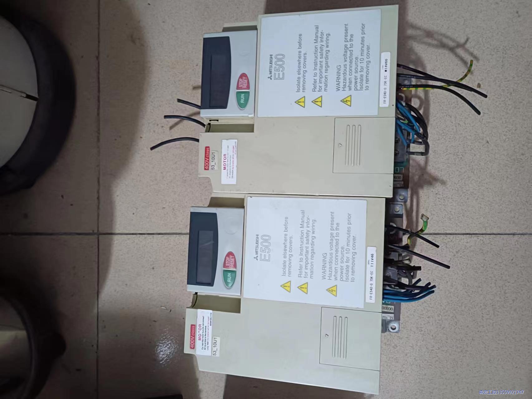 三菱E500变频器 FR-E540-0.75k-EC，成色好议价商品