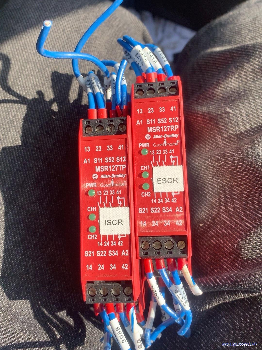 AB安全继电器MSR127TP，MSR127RP各一个，单价议价商品