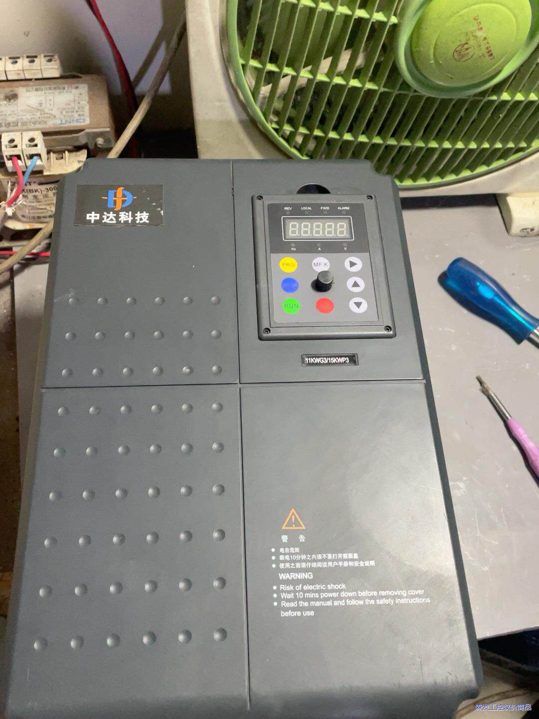中达变频器11kw/15kw拆机一台,中达ZD-042-11议价商品