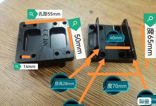 同步带滑台配件，固定座，实物图。议价商品