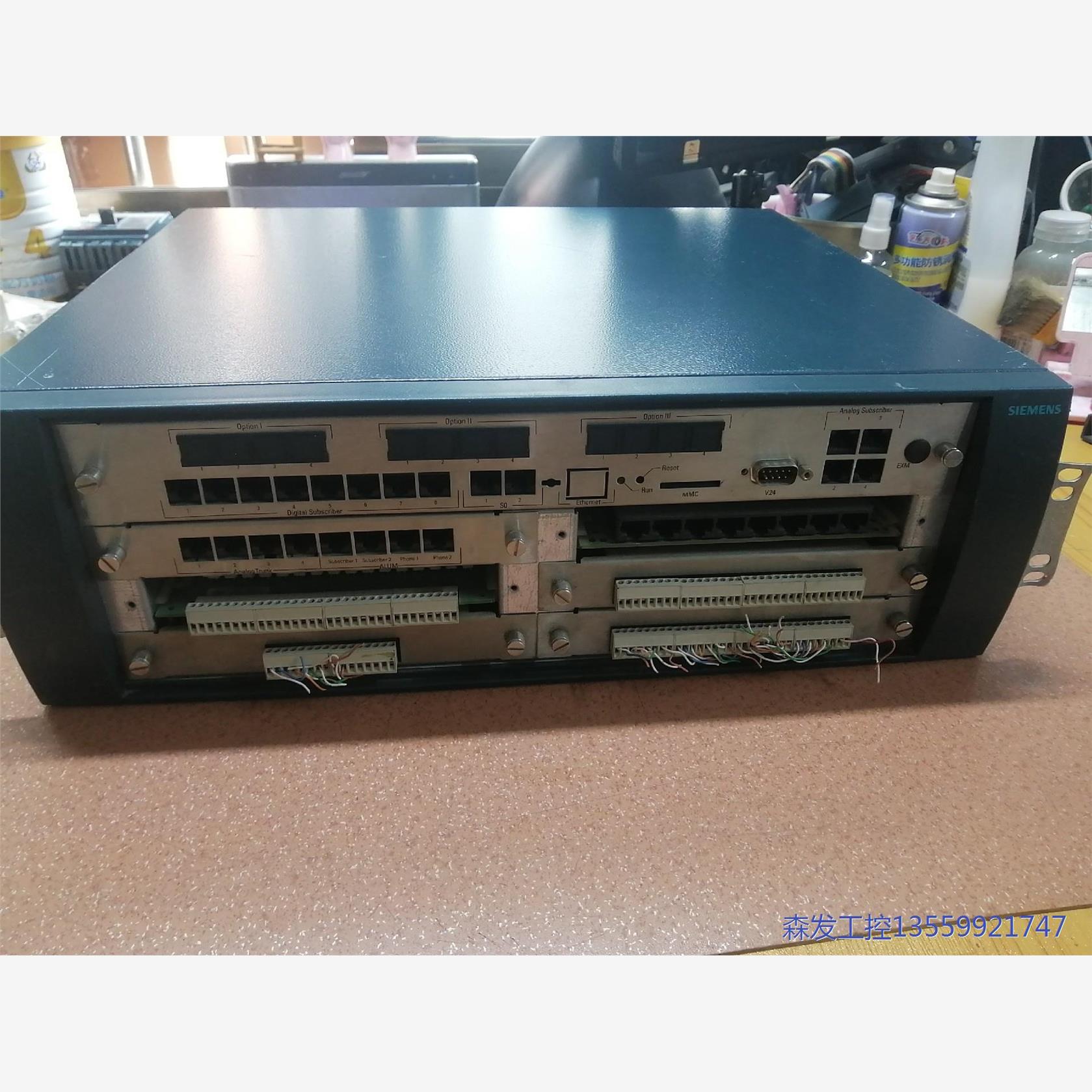 议价商品西门子HiPAth3500数字程控用户交换机 图片为实物图 0513