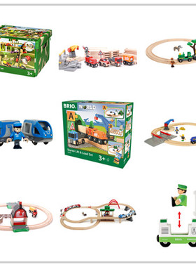 瑞典Brio火车  BRIOWORLD套装系列 木制轨道火车矿石场套装玩具1