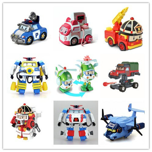 银辉变形警车珀利机器人大