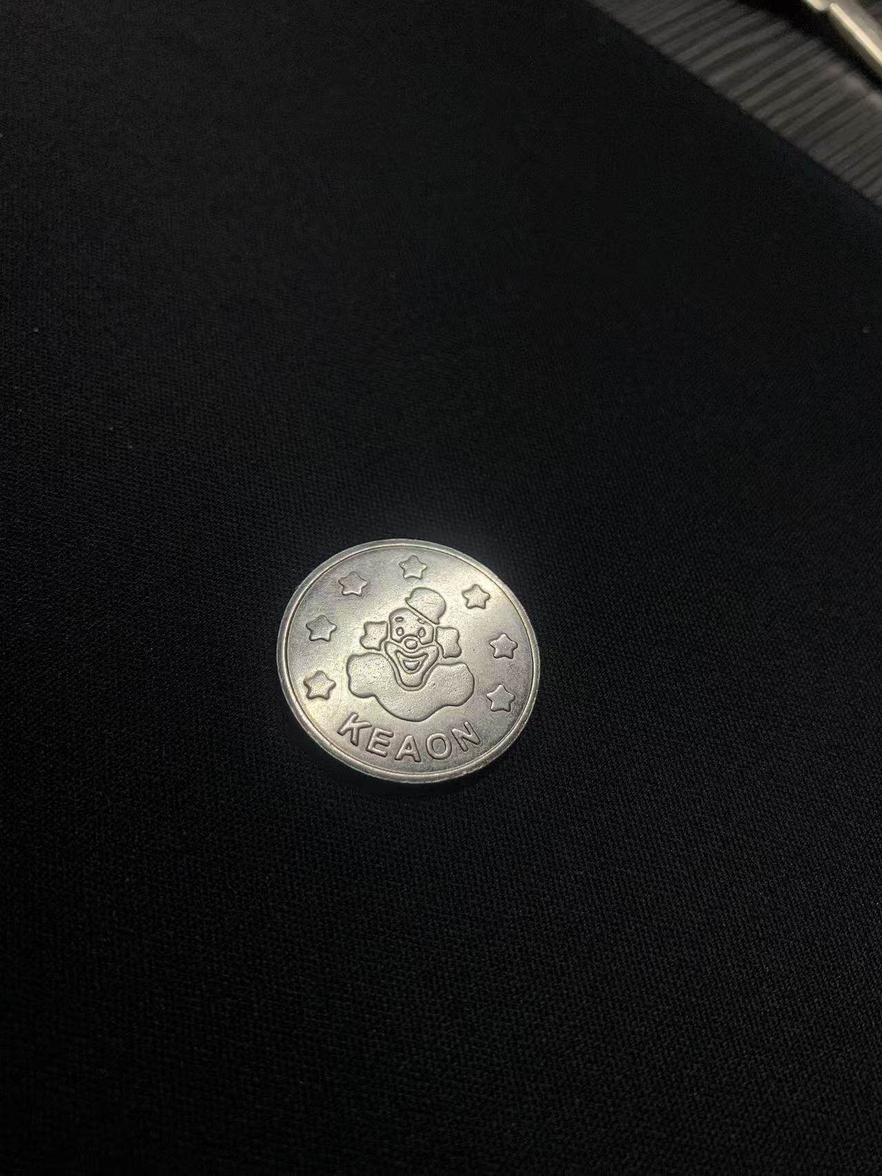 24.2MM小丑游戏币代币娃娃机格斗机游戏机代币游戏币