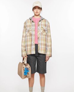 A*C纯元贵贵3K++ 双层高支精梳棉减龄磨毛格纹高级感 衬衫外套