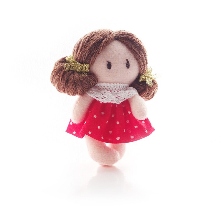 包邮布偶记手缝布艺娃娃玩偶手工小挂绳定制成品