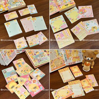 PopcornBobby炸糊狗便签套组夏日露营玉米缝补狗狗头系列手帐