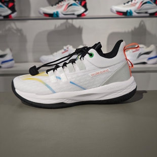 李宁男童龙拳V3篮球鞋2024秋季新款儿童反光回弹运动鞋YKBU066