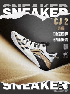 Lining李宁CJ2麦科勒姆二代防滑减震耐磨低帮篮球鞋 ABAS001