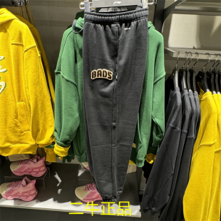 AKLU519 反伍篮球BADFIVE男子加绒宽松收口长裤 李宁运动裤 2024冬款