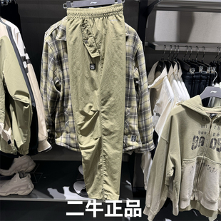李宁男子运动长裤2025春季新款时尚休闲户外运动直筒长裤AYKV099