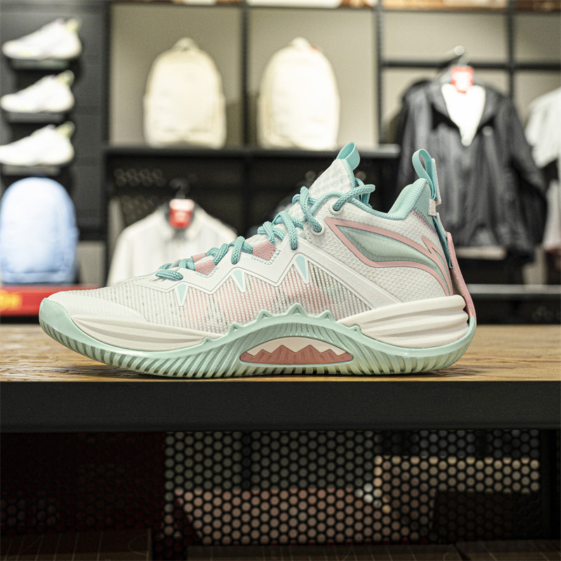 李宁篮球鞋2025夏新品反伍暴风男子轻量高回弹篮球外场鞋ABFV017