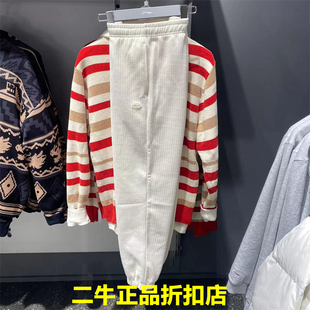 李宁休闲裤2024春季新款女子时尚跑训潮流收口休闲卫裤AKLU034