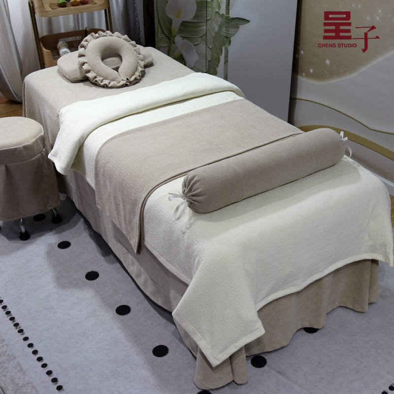 轻奢高档美容床罩四件套四季通用