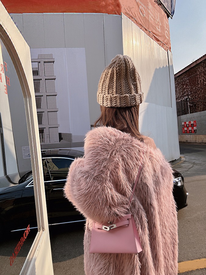 环保水貂加全羊毛软绵绵毛衣外套