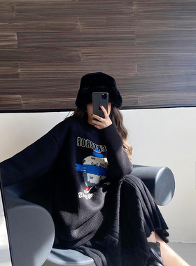 LANGBOOM 全羊毛 ader卡通娃娃套头毛衣