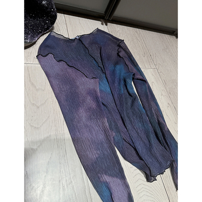 LANGBOOM  阿托密云影 晕染风莫奈百搭时髦纱衣上衣