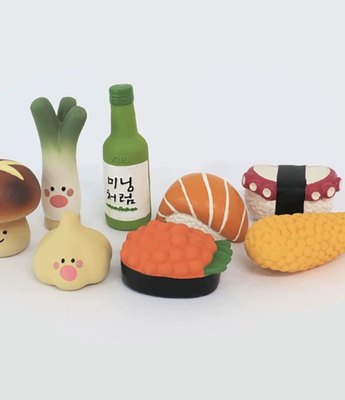 韩国正品宠物发声玩具乳胶烧酒