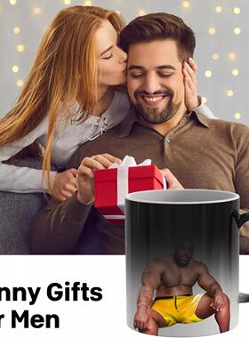 跨境马克杯陶瓷杯搞怪猛男杯子肌肉创意咖啡茶杯恶搞男生生日礼物