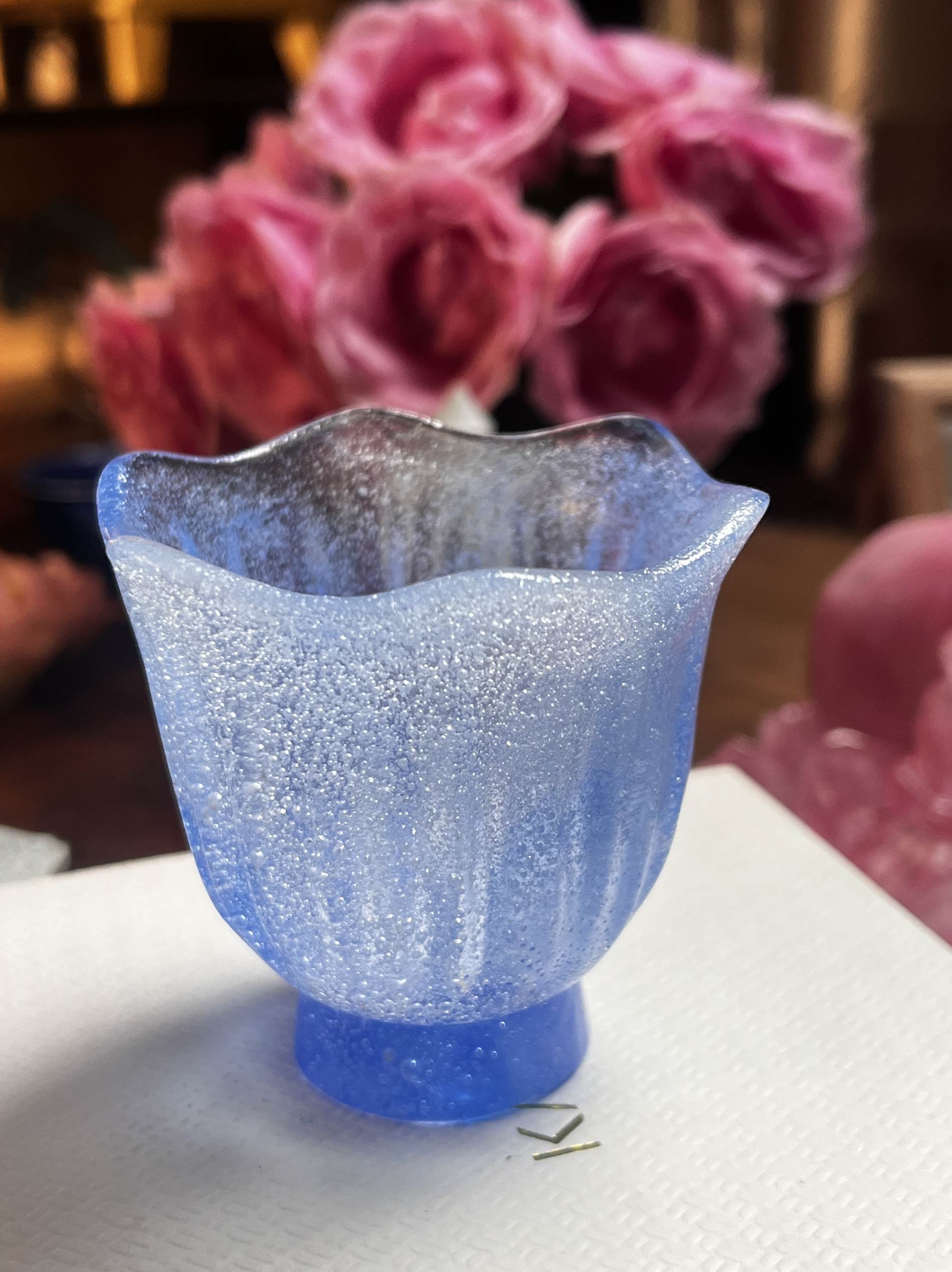 卡普拉/粉彩琉璃郁金香茶杯主人杯