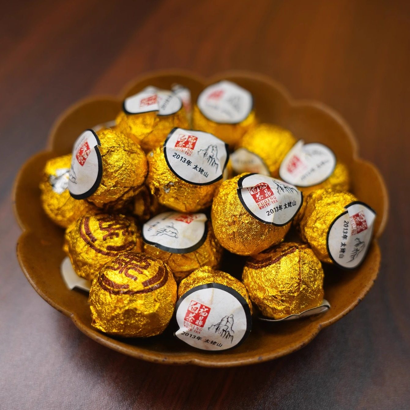 2013年野生群体种春贡眉太姥山贡眉球10颗红豆甜强烈米汤感