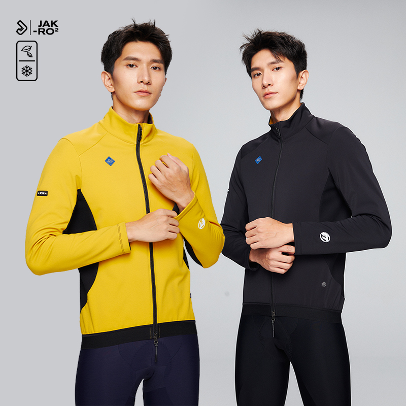 捷酷秋冬新款ELITE CORE男士防风保暖夹克加厚复合面料-5℃骑行服