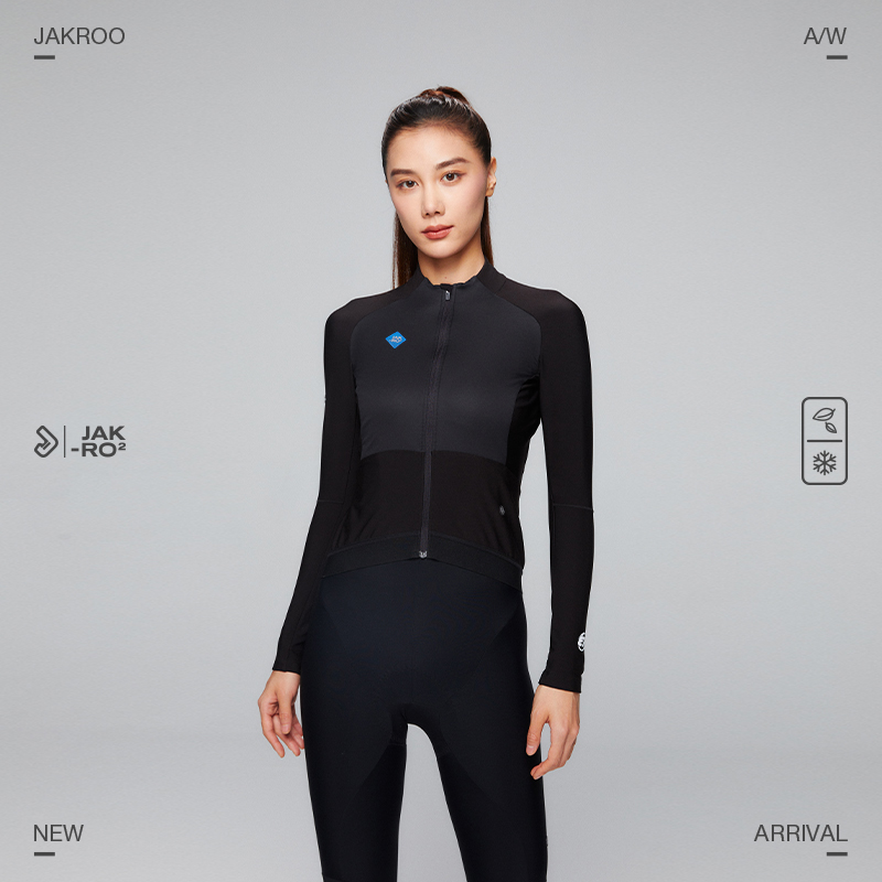 捷酷秋冬新品ELITE WIND女士抓绒骑行服户外舒适保暖5℃骑行上衣