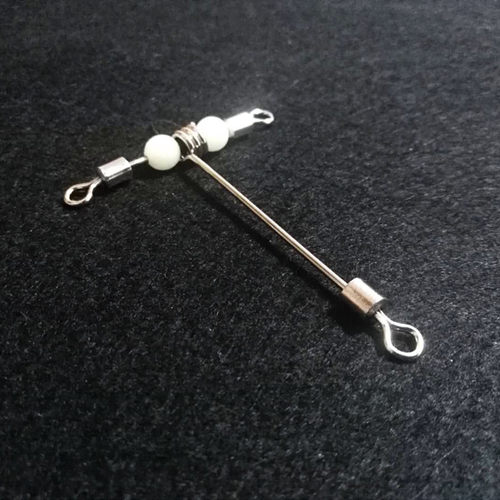 夜光T型支架三叉天平防缠绕串钩钓组Y型支架不锈钢串钩线组分钩器