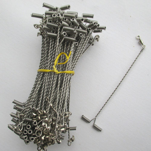 麻花天平T型支架Y型支架串钩线组海钓渔具串钩钓组防缠绕不锈钢黄