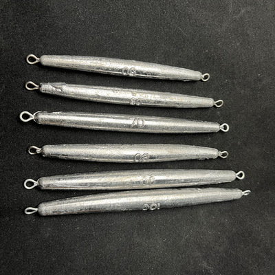 划鱼海杆海竿底水阻铅坠抛竿挂鱼铅抛杆锚鱼铅坠单环笔铅双环笔铅