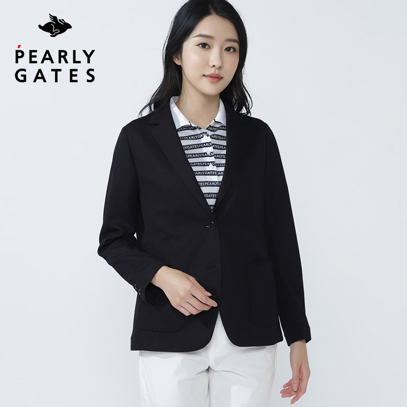 PearlyGates高尔夫女士服装PG秋冬新款休闲长袖舒适西装glof外套