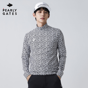 PEARLY GATES高尔夫PG男士新款春秋防风运动长袖套头衫