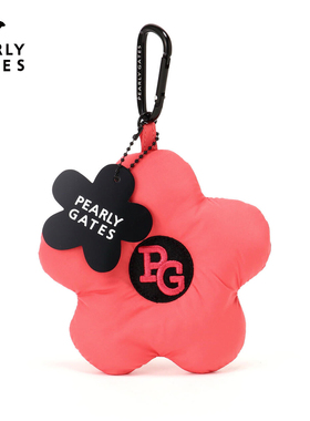 PEARLY GATES高尔夫配件新款PG女士花型小球袋球包挂饰配件收纳袋
