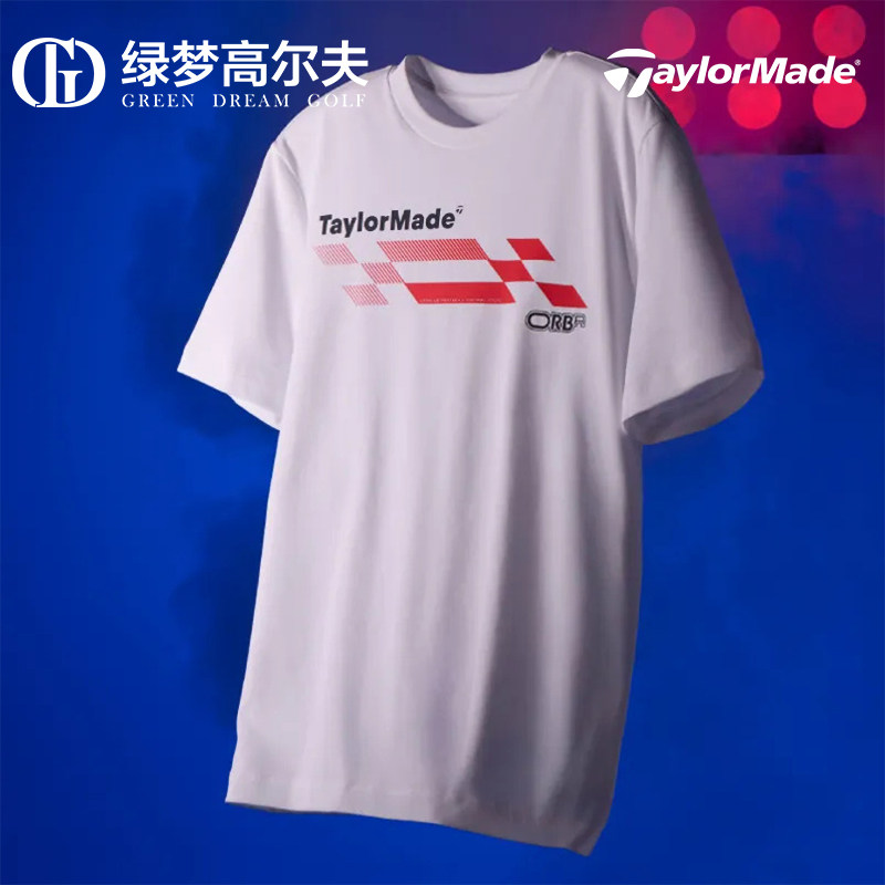 TaylorMade泰勒梅高尔夫服装男女ORBR红牛限量款上衣透气短袖T恤