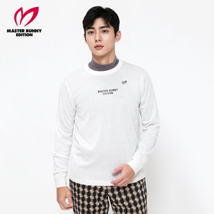 Master Bunny Edition高尔夫服装MBE男士冬季新款圆领针织毛衣