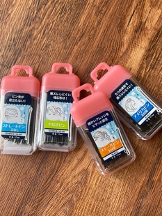 日本原装 Lucky钢丝发夹女边夹安全发卡一字头发夹刘海小边夹定夹