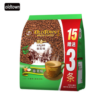 旧街场白咖啡榛果味三合一18条袋