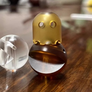 吃豆人 水母怪PEI树脂伞绳刀坠推牌坠挂扣手电坠钥匙挂饰手办吊坠