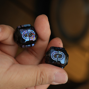 南樱旗 震荡粒子吊坠刀坠 edc磁悬浮 金属解压指尖陀螺 挂饰玩具