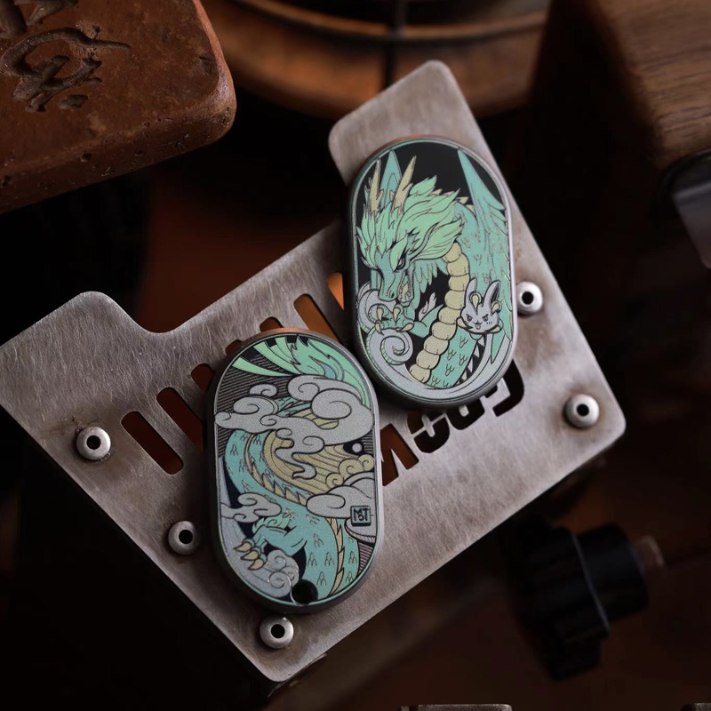 XGEDC 钛 龙年律动MOT EDC年度高赞推牌机械结构减压玩具龙年律动