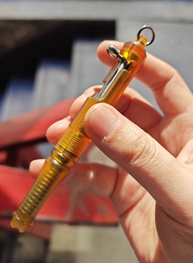 PEI钛合金Ultem 朋克工业风格EDC枪栓笔机械笔签字走珠宝珠笔礼品