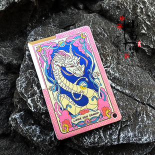 月亮的水龙 钛合金刀卡户外EDC快递开箱刀多功能卡片刀钱包工具卡