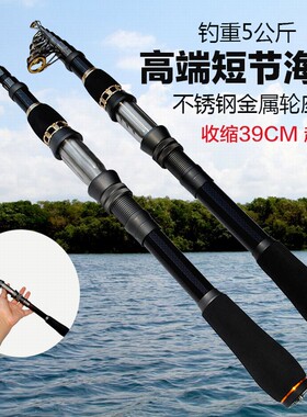 迷你海竿结实精致不锈钢耐腐蚀