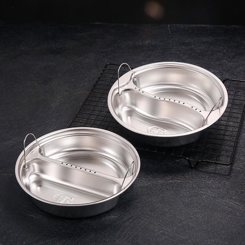 304不锈钢鸳鸯蒸盘内蒸格
