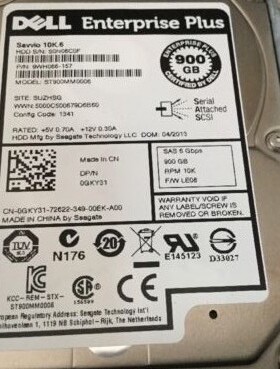 DELL 0GKY31 GKY31 ST900MM0006 9WH066-157 EQ 900G 2.5 SAS