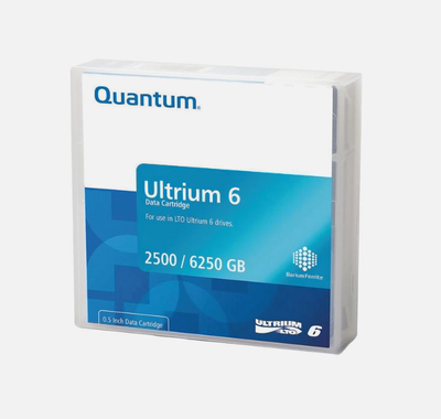 全新原装正品Quantum/昆腾LTO-6 LTO6数据备份磁带MR-L6MQN-01