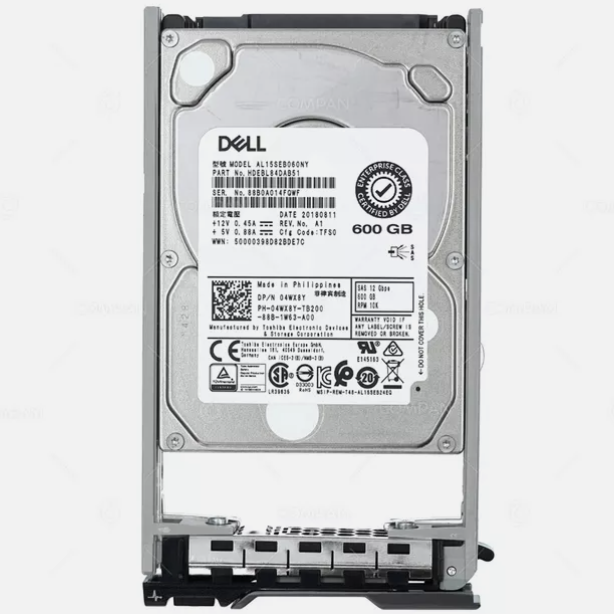 4WX8Y 04WX8Y  DELL HDD 600GB  10K  SAS 12G 2.5