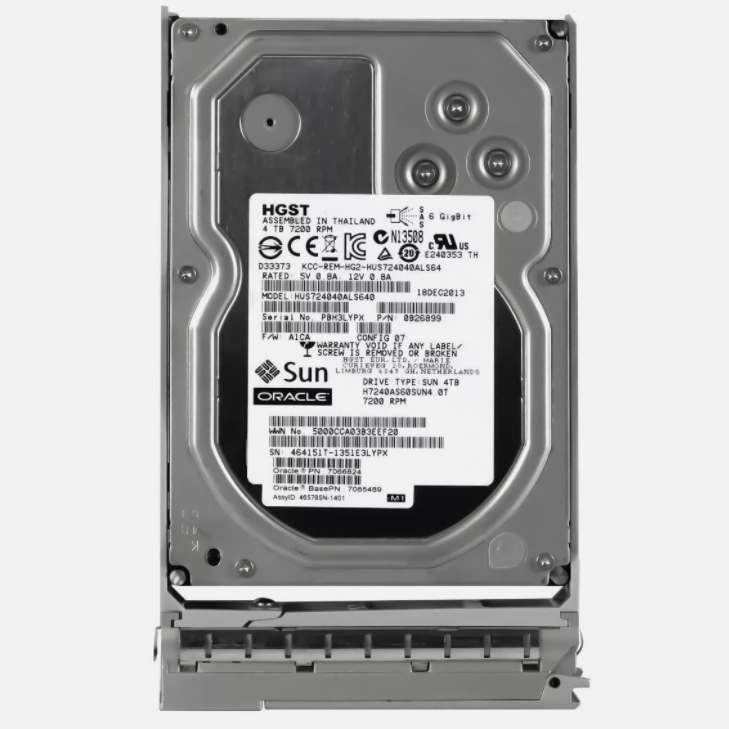 SUN Oracle 7066824 7065489 4TB SAS 3.5 HUS724040ALS640 HDD